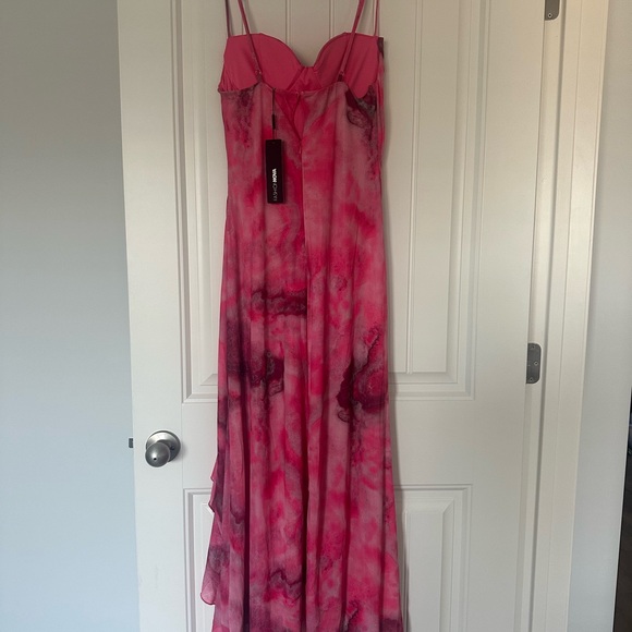 Fashion Nova Pink asymmetrical dress - Picture 6 of 13